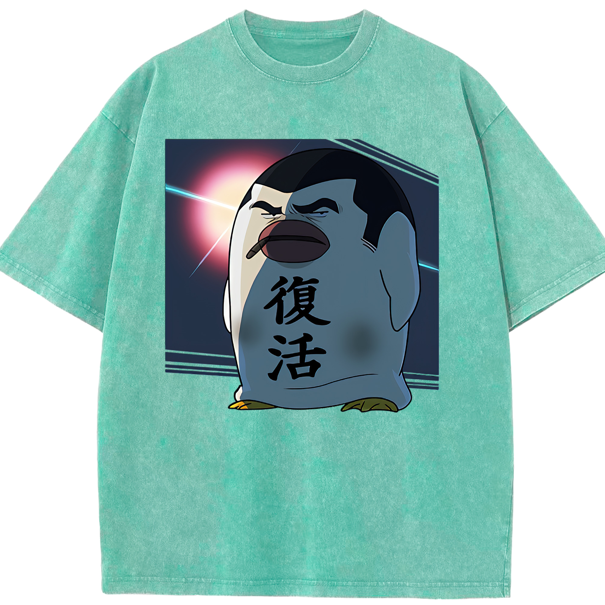 （画像用） ぎんたま 坂田銀時（さかたぎんとき） 神楽 志村新八（しむら しんぱち） GINTAMA Sakata Gintoki Kagura Shimura Shinpachi 綿100% ヴィンテージ風 半袖Tシャツ（フロントプリント）